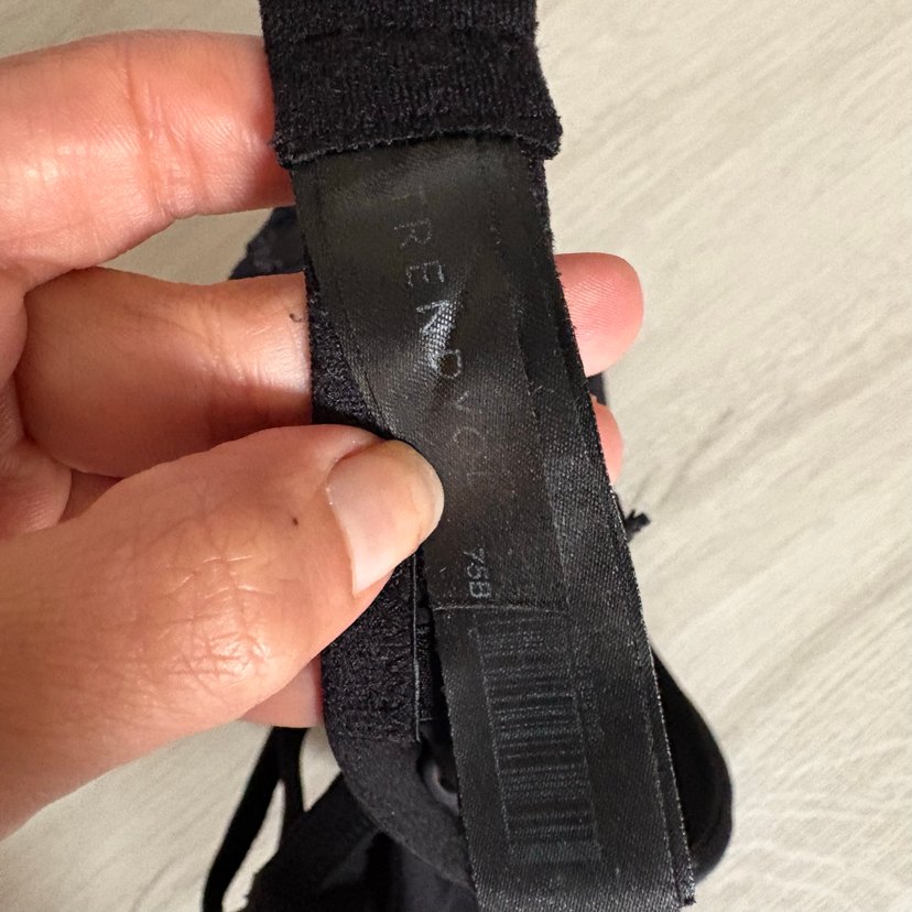 Siyah 75B Straplez Sütyen - Görsel 4