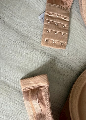 Bej Ten Rengi 75C Straplez Sütyen - Görsel 6