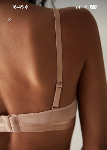 Bej Ten Rengi 75C Straplez Sütyen - Görsel 2