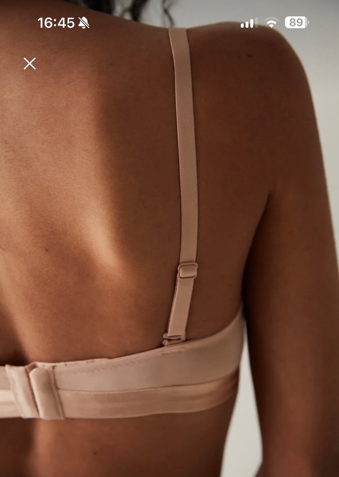 Bej Ten Rengi 75C Straplez Sütyen - Görsel 2