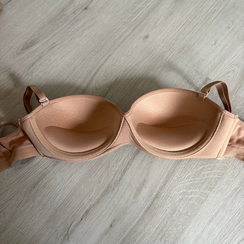 Bej Ten Rengi 75C Straplez Sütyen - Görsel 5