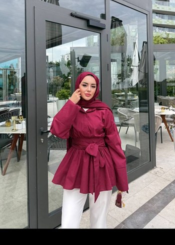 yandan bağlamalı gömlek