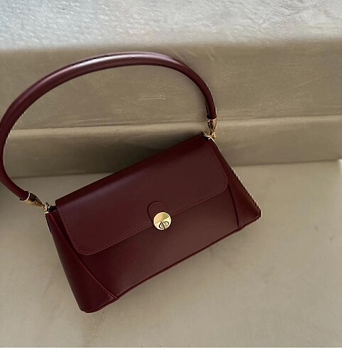 bordo omuz çantası
