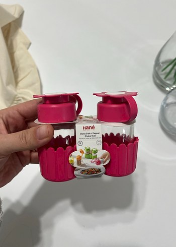 Renkli Pembe Tuz ve Karabiber Seti