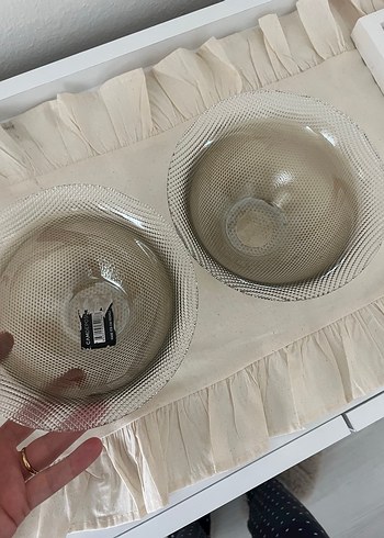 Yılan Desenli Gri Cam Kase Seti - Görsel 2