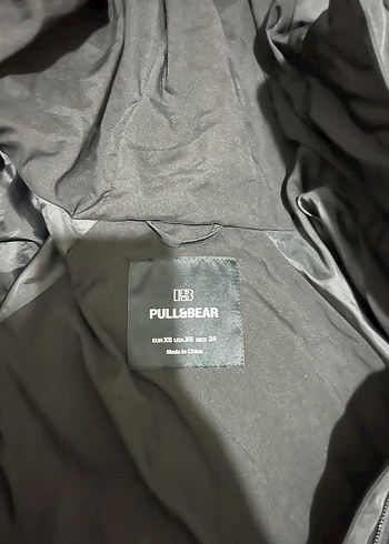 Pull and Bear Pull Bear Gri Kapusonlu Sehir Stili Ceket