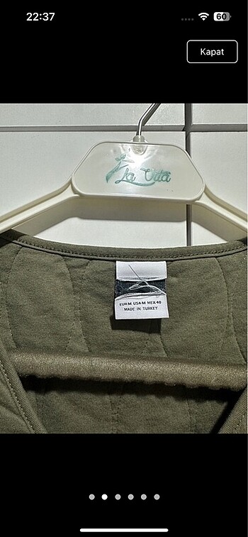 Zara zara basic puf yelek