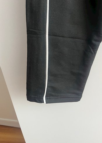 Erkek Siyah Fermuarlı Rahat Eşofman Altı - Görsel 9