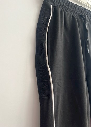 Erkek Siyah Fermuarlı Rahat Eşofman Altı - Görsel 4