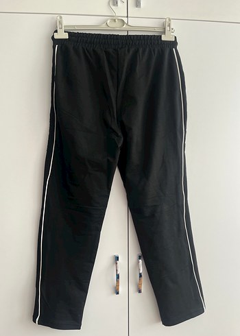 Erkek Siyah Fermuarlı Rahat Eşofman Altı - Görsel 10