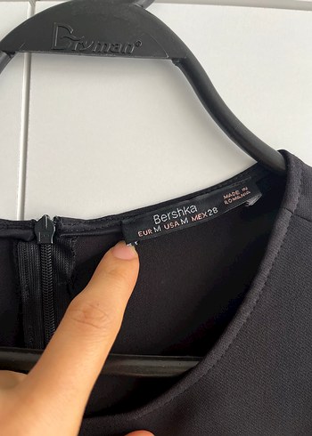 Siyah Drapeli Kadın Midi Tulum - Görsel 3