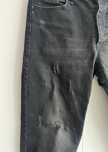 Siyah Regular Fit Erkek Kot Pantolon - Görsel 4