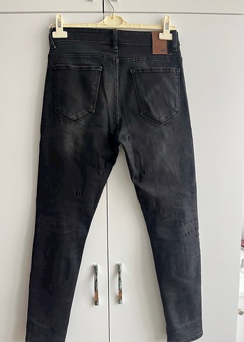 Siyah Regular Fit Erkek Kot Pantolon - Görsel 11