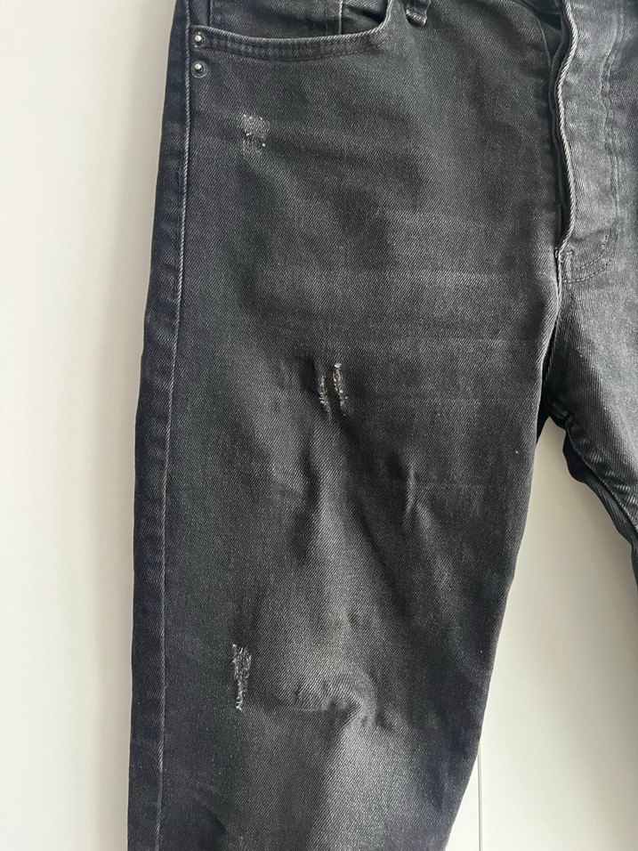 Siyah Regular Fit Erkek Kot Pantolon - Görsel 4