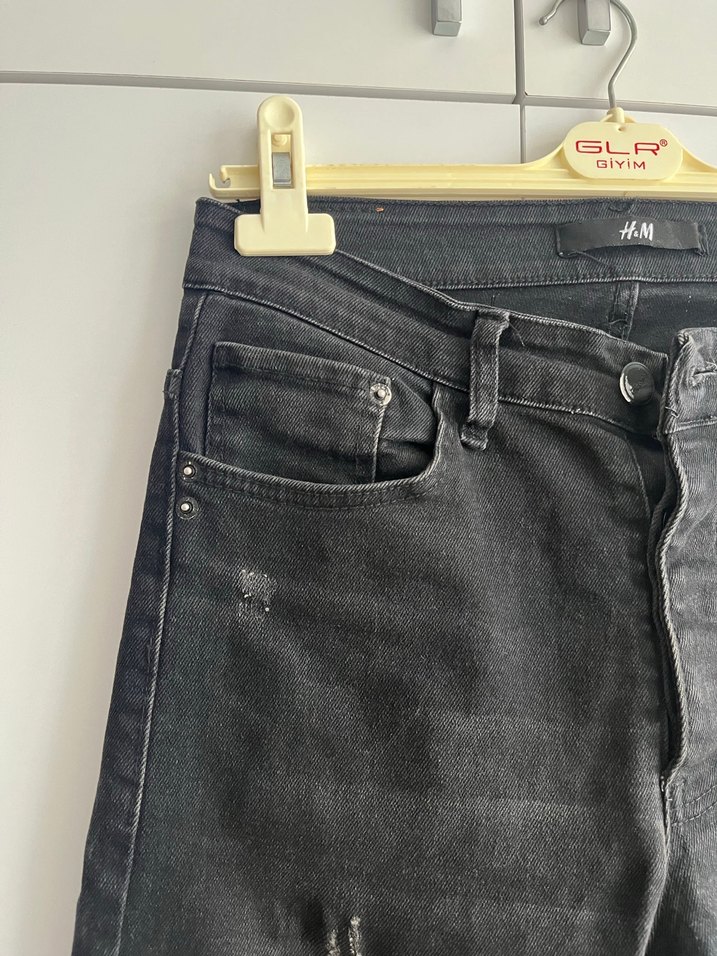 Siyah Regular Fit Erkek Kot Pantolon - Görsel 5