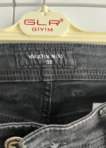 Erkek Siyah Bol Kesim Denim Pantolon - Görsel 7