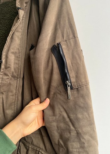 Erkek Hakş Süet Düğmeli Kaban - Görsel 13