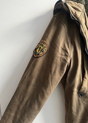 Erkek Hakş Süet Düğmeli Kaban - Görsel 5