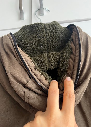 Erkek Hakş Süet Düğmeli Kaban - Görsel 20