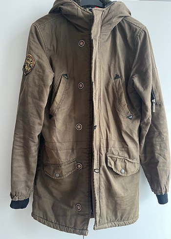 Erkek Hakş Süet Düğmeli Kaban - Görsel 18