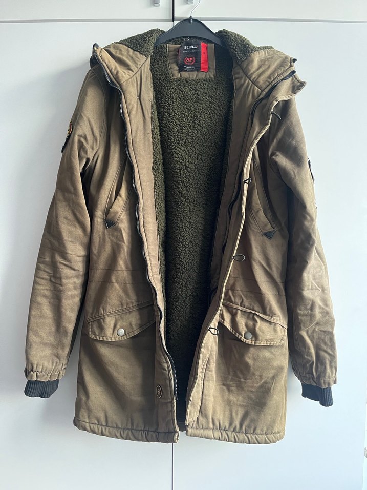 Erkek Hakş Süet Düğmeli Kaban - Görsel 2