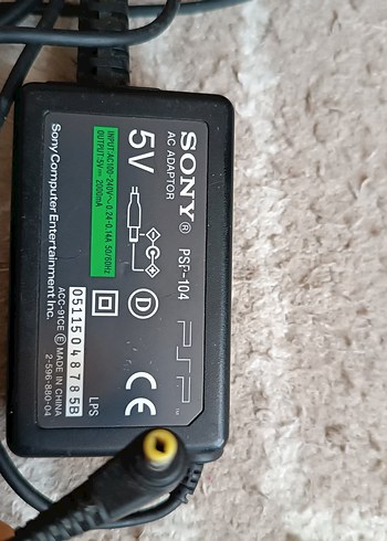 Sony Sony PSP 5V Gri Şarj Adaptörü