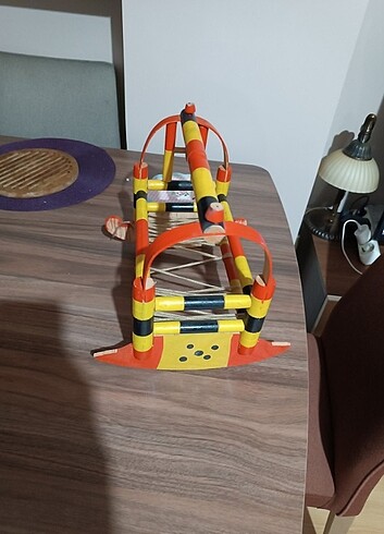  Retro Oyuncak Ahşap Beşik