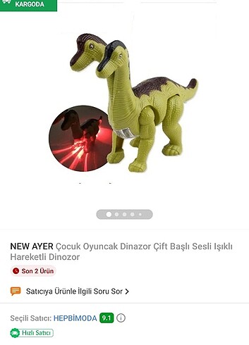 Diğer Çift Başlı ejderha,sesli , ışıklı ve hareketli