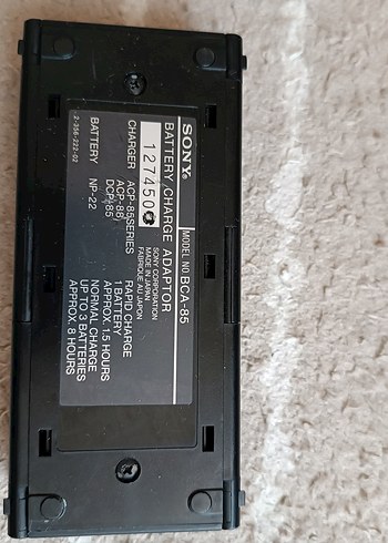 Sony Sony Siyah Batarya Şarj Adaptörü BCA-85