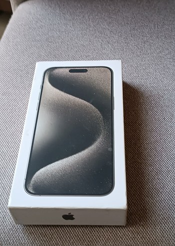 iPhone 15 Pro Max 256 GB Siyah Titanyum boş kutusu