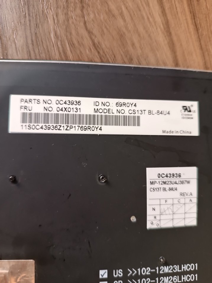 Lenovo CS13T-85TQ, CS13TBL-TUR, LO-84TR Klavye (Siyah TR - Görsel 4