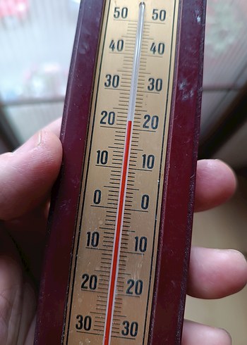 TERMO MASİF AHŞAP ESKİ DERECE - Görsel 3