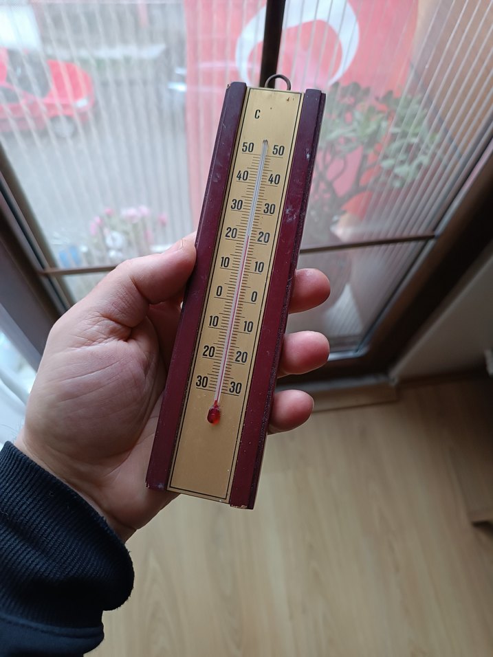 TERMO MASİF AHŞAP ESKİ DERECE - Görsel 4