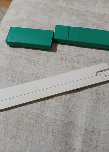 Sovyetler Birliği Devlet Amblemli Antika Mühendis Cetveli - Görsel 2