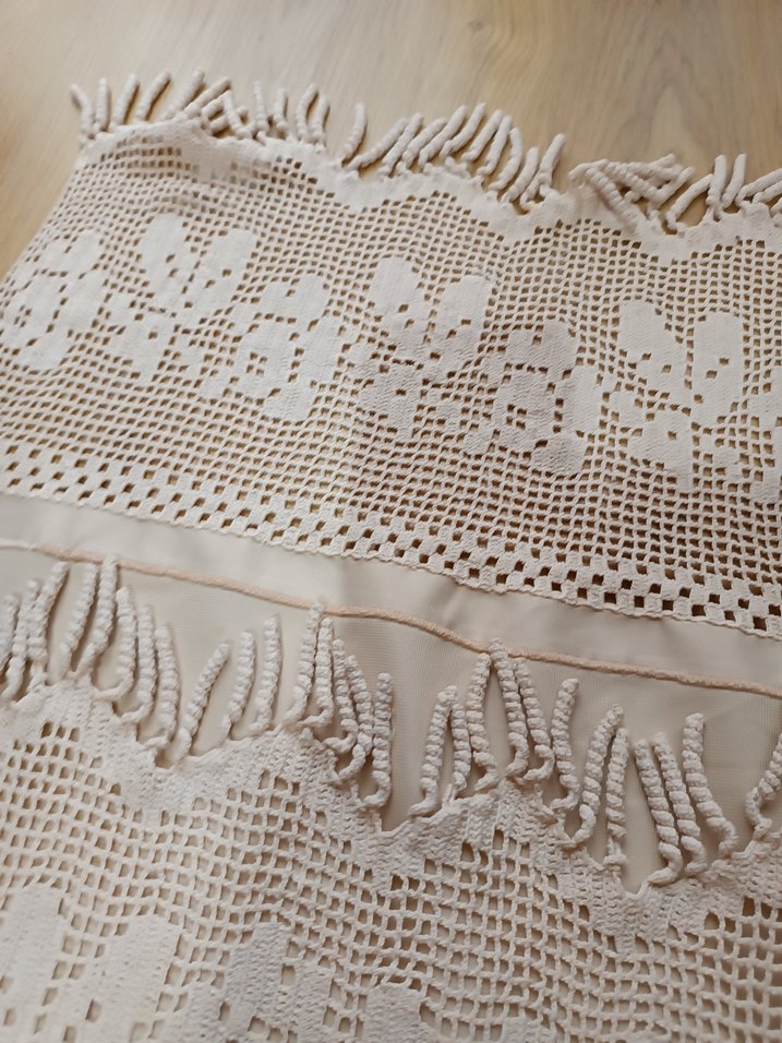 Retro 140X40 Püsküllü Runner Krem - Görsel 4