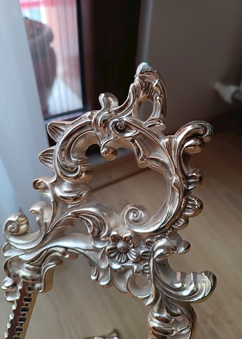 Tekno Trust Pirinç Şövale Çerçeve Dekoratif Tabak Tutucu - Görsel 2