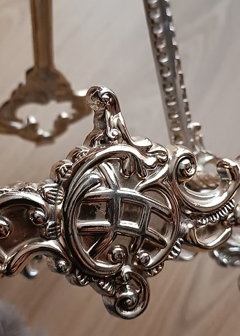 Tekno Trust Pirinç Şövale Çerçeve Dekoratif Tabak Tutucu - Görsel 6