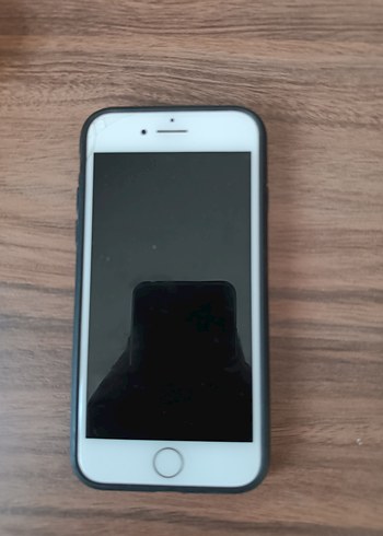Apple iPhone 7 plus Beyaz - Gri Kılıflı