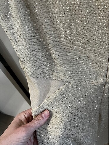 xl Beden Kısa parlak elbise