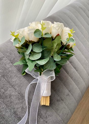 Gelin Çiçeği Gül Buketi - Görsel 2