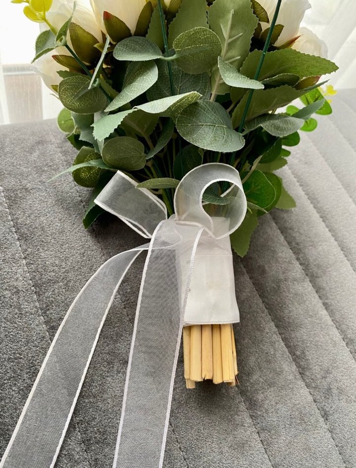 Gelin Çiçeği Gül Buketi - Görsel 3