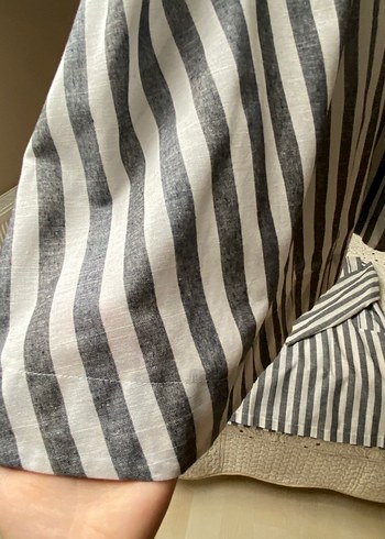 Etek-Gömlek Keten Takım - Görsel 3