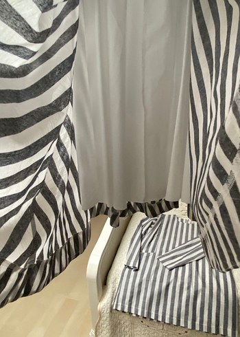 Etek-Gömlek Keten Takım - Görsel 4