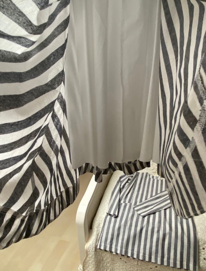 Etek-Gömlek Keten Takım - Görsel 4