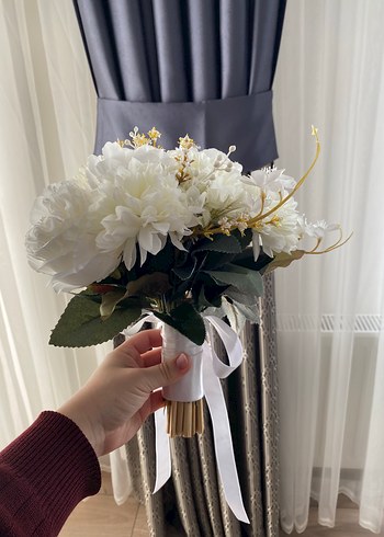 Beyaz Gelin Buketi - Görsel 5