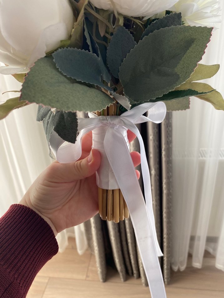 Beyaz Gelin Buketi - Görsel 4