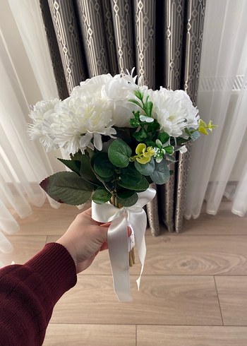 Beyaz Gelin Buketi - Görsel 2