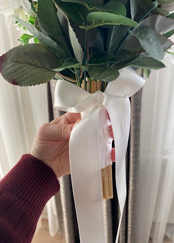 Beyaz Gelin Buketi - Görsel 4