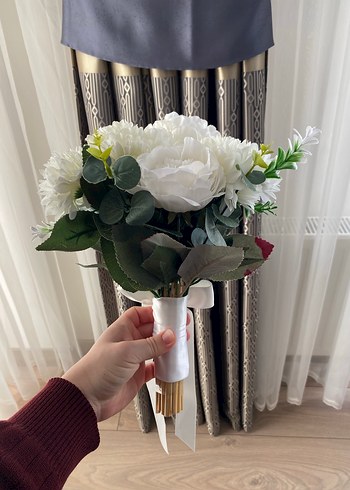 Beyaz Gelin Buketi - Görsel 5