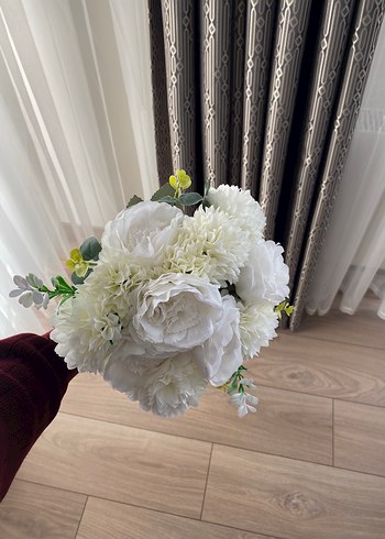 Beyaz Gelin Buketi - Görsel 3